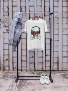 Cool Skull Women Half Sleeves T-shirt- KidsFashionVilla