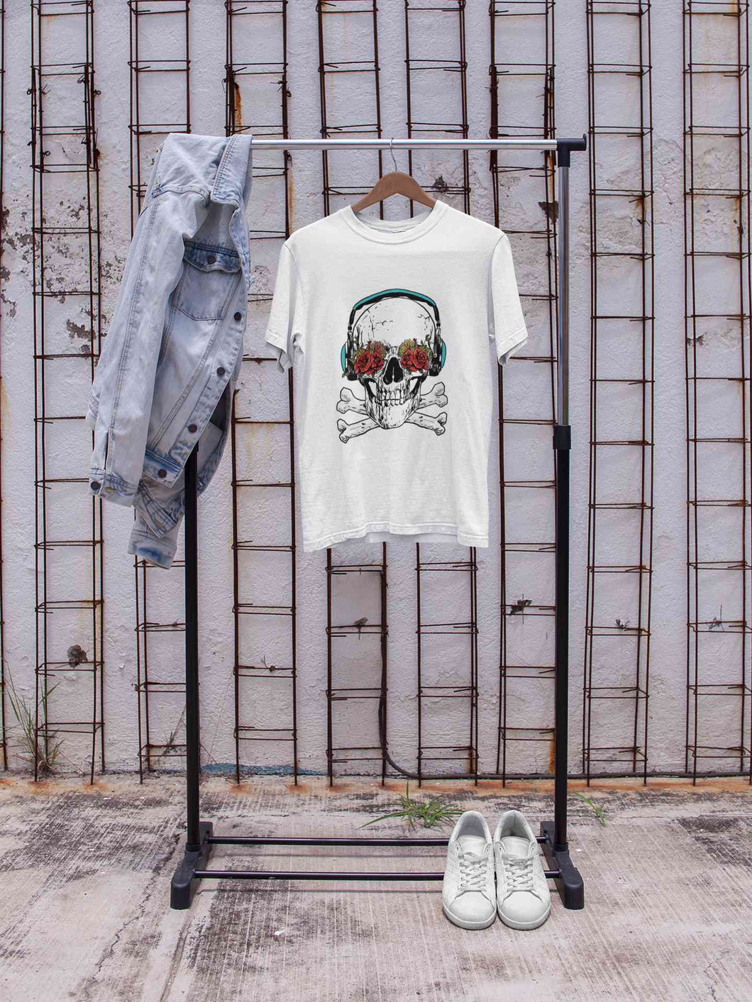 Cool Skull Women Half Sleeves T-shirt- KidsFashionVilla