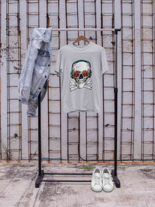 Cool Skull Women Half Sleeves T-shirt- KidsFashionVilla