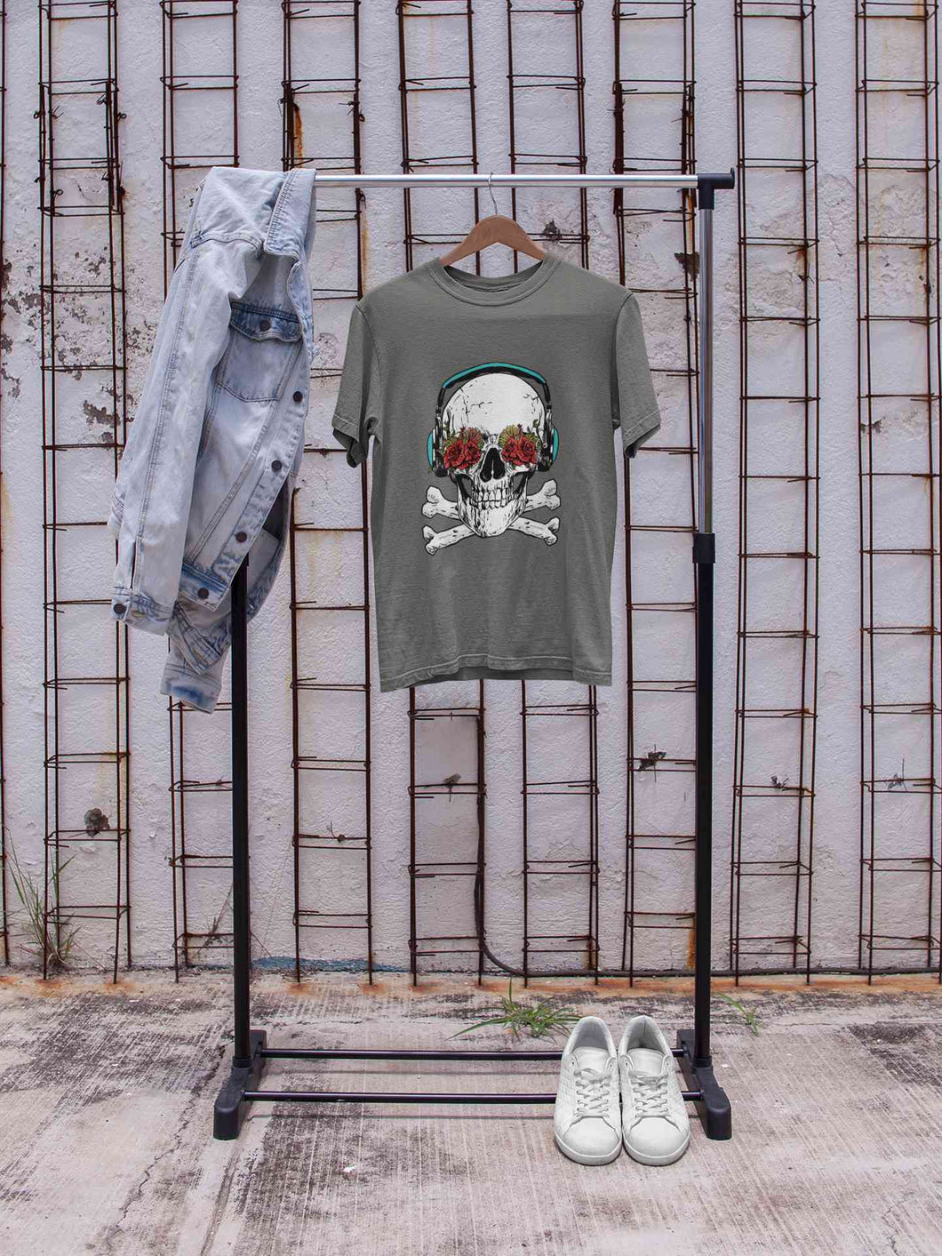 Cool Skull Women Half Sleeves T-shirt- KidsFashionVilla