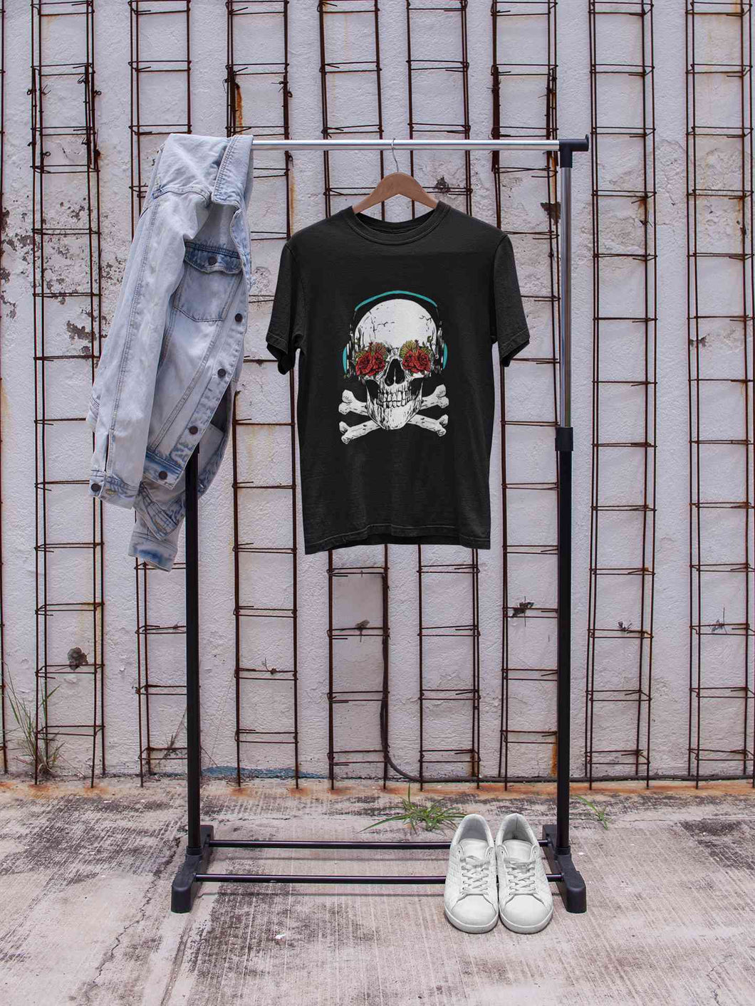 Cool Skull Women Half Sleeves T-shirt- KidsFashionVilla