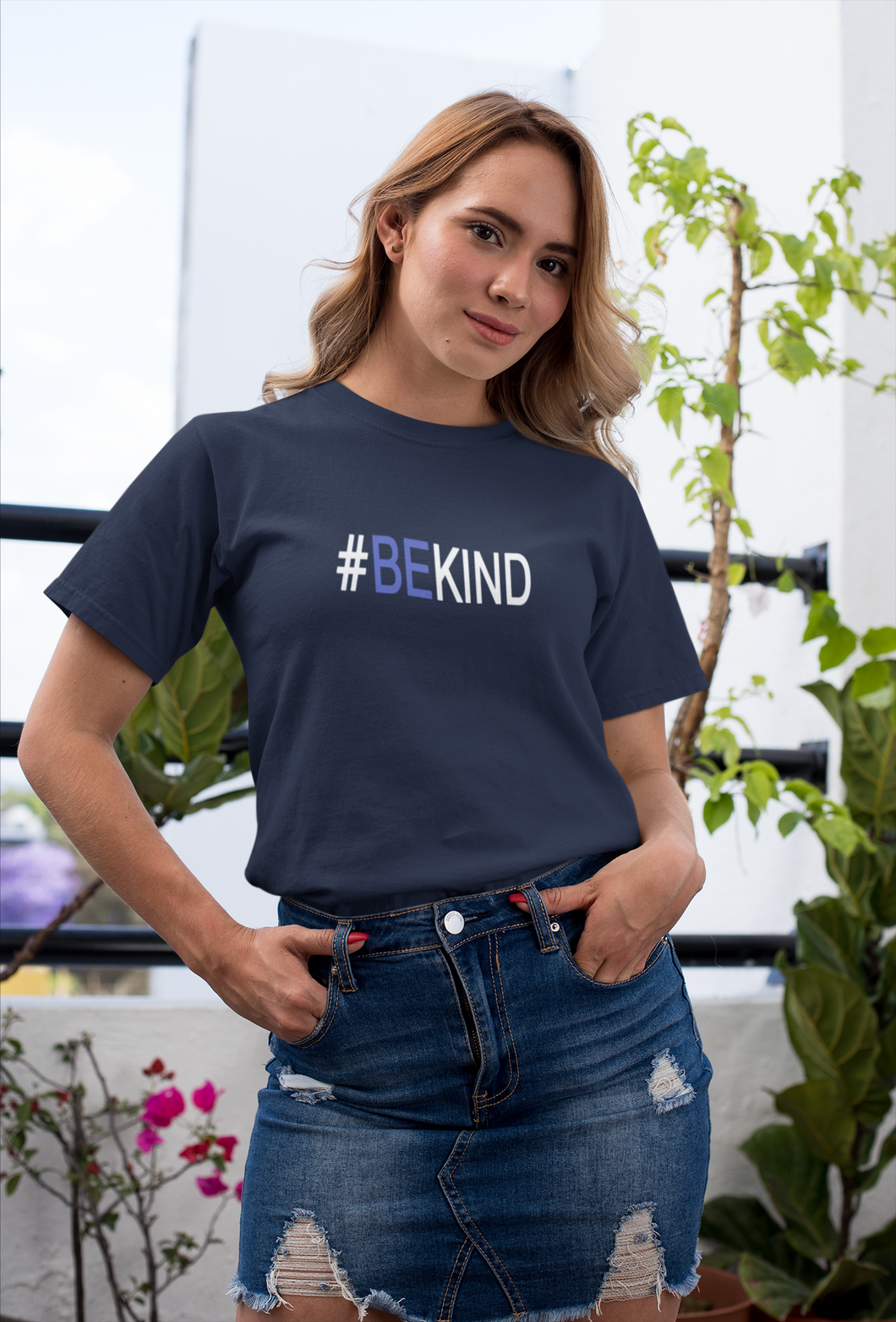 Be Kind Women Half Sleeves T-shirt- KidsFashionVilla