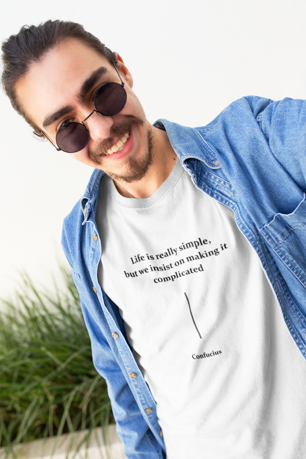 Life Is Really Simple Quotes Mens Half Sleeves T-shirt- KidsFashionVilla