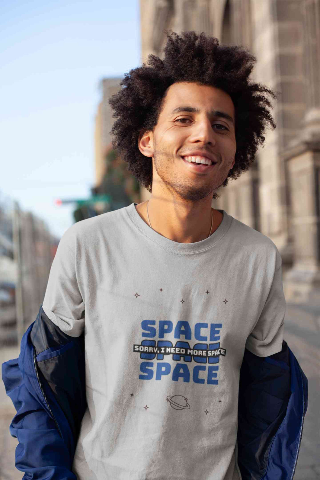 I Need More Space Mens Half Sleeves T-shirt- KidsFashionVilla