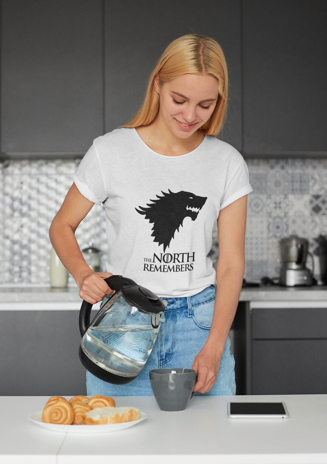 The North Remembers Web Series Women Half Sleeves T-shirt- KidsFashionVilla