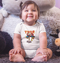 Load image into Gallery viewer, The Mighty Thor Rompers for Baby Girl- FunkyTradition FunkyTradition
