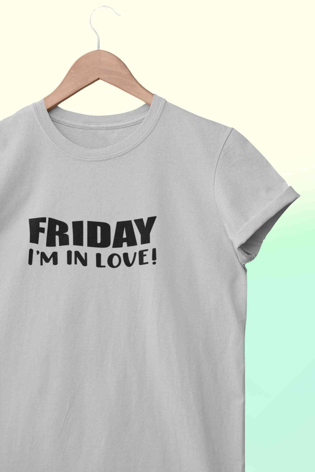 Friday I Am In Love Mens Half Sleeves T-shirt- KidsFashionVilla