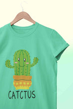 Load image into Gallery viewer, Catctus Mens Half Sleeves T-shirt- KidsFashionVilla
