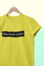 Load image into Gallery viewer, Organised Chaos Women Half Sleeves T-shirt- KidsFashionVilla
