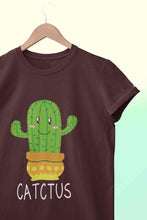Load image into Gallery viewer, Catctus Mens Half Sleeves T-shirt- KidsFashionVilla
