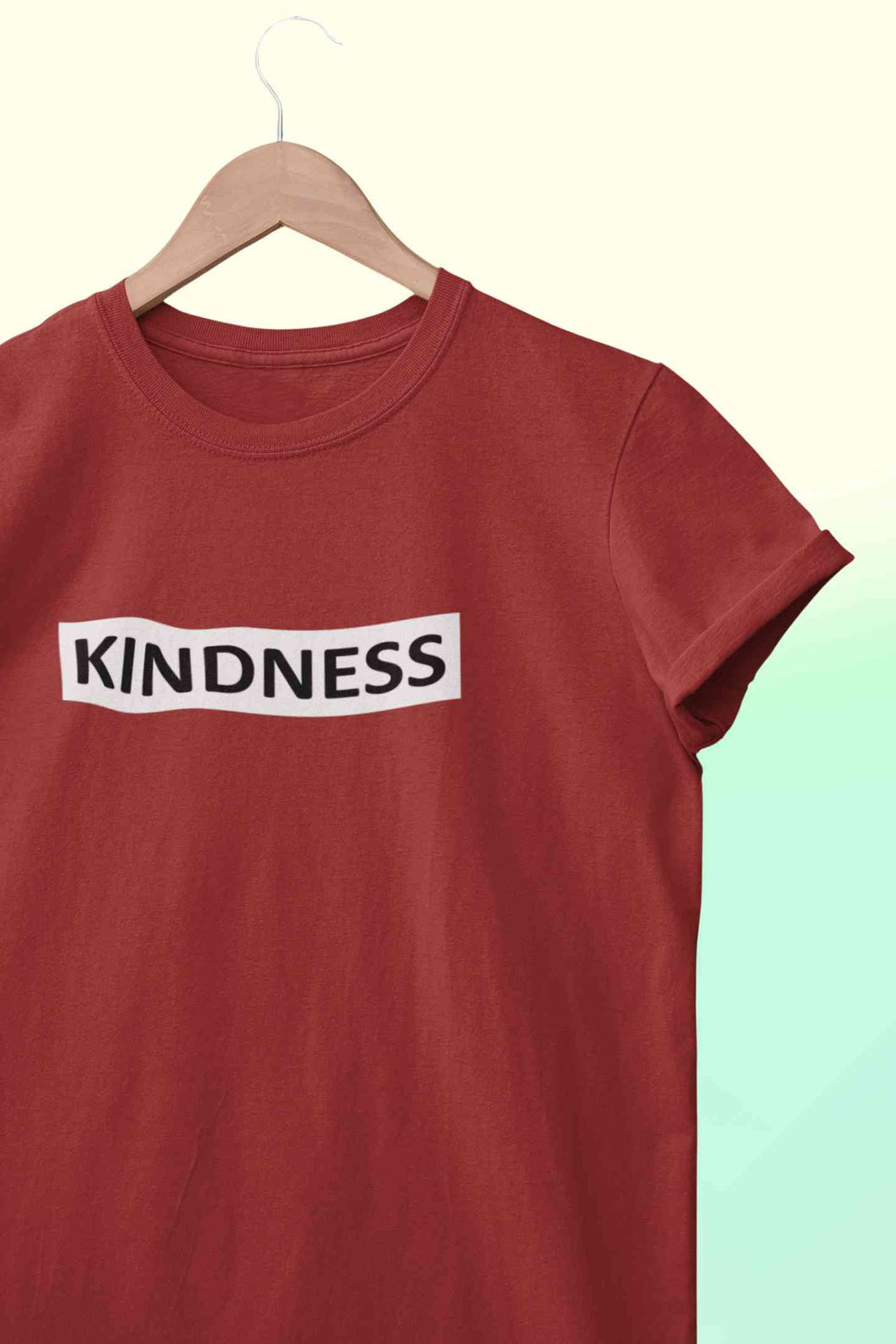 Kindness Mens Half Sleeves T-shirt- KidsFashionVilla