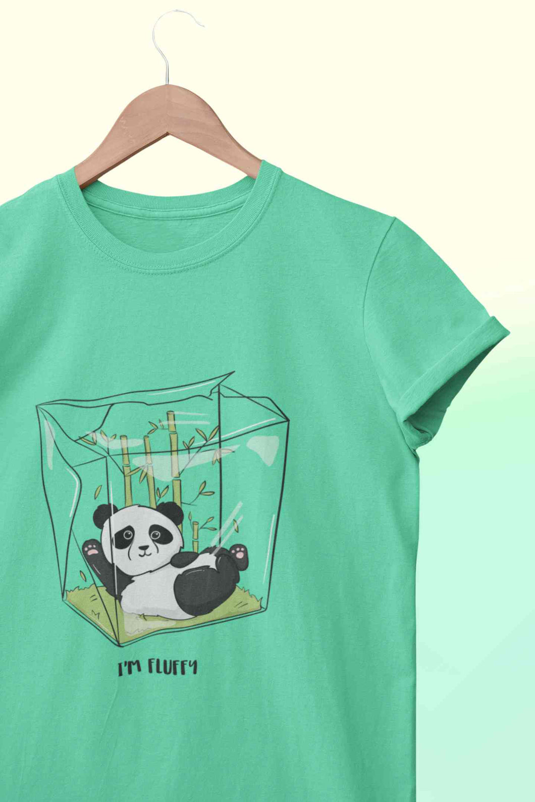 I Am Fluffy Mens Half Sleeves T-shirt- KidsFashionVilla