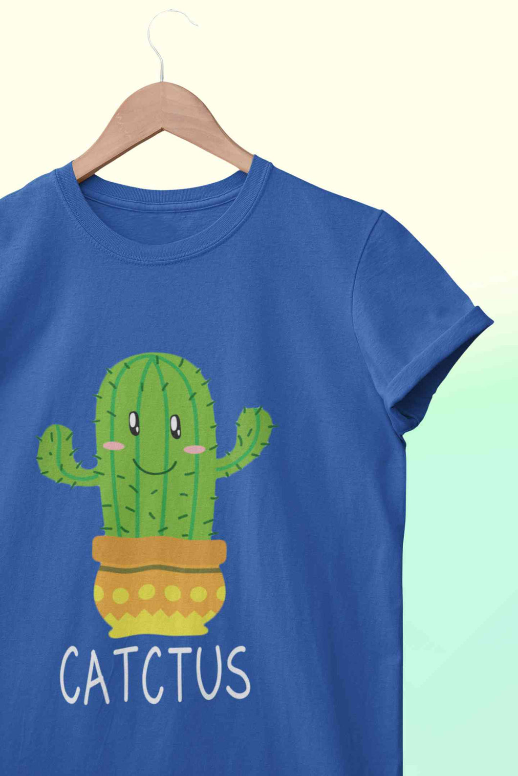 Catctus Mens Half Sleeves T-shirt- KidsFashionVilla