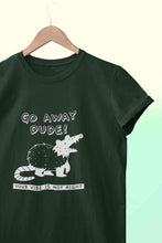 Load image into Gallery viewer, Go Away Dude Your Vibe Is Not Right Funny Mens Half Sleeves T-shirt- KidsFashionVilla
