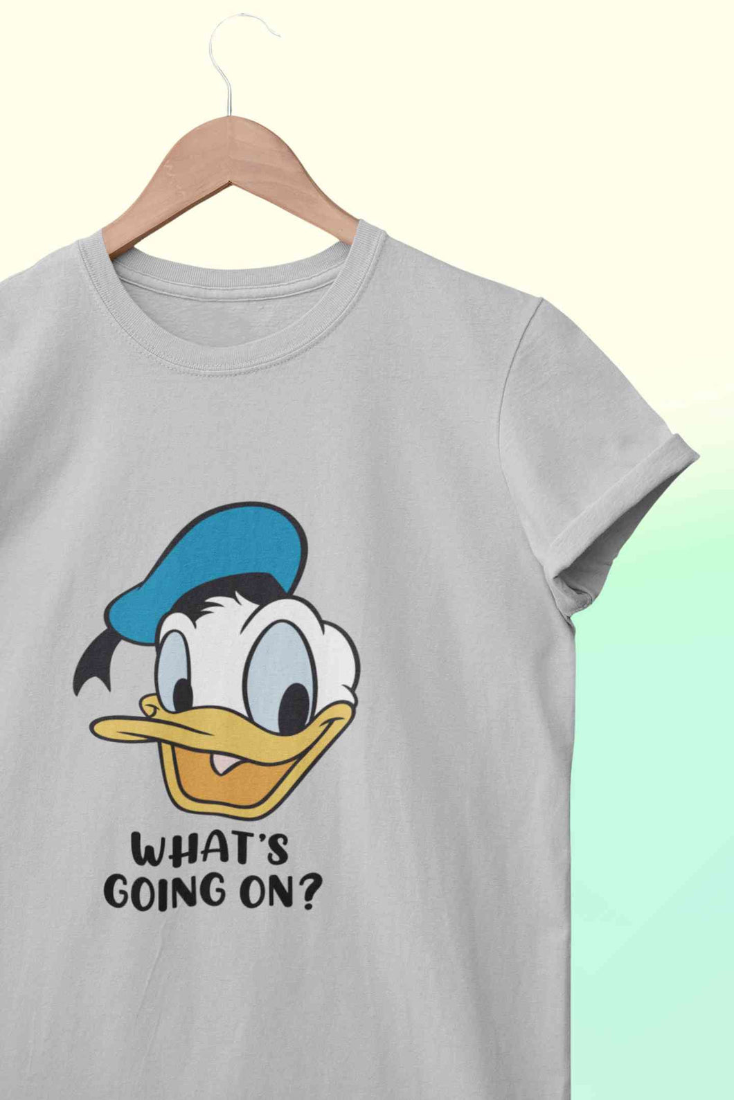 Whats Going On Women Half Sleeves T-shirt- KidsFashionVilla