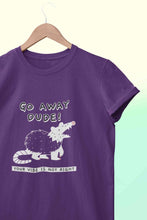 Load image into Gallery viewer, Go Away Dude Your Vibe Is Not Right Funny Mens Half Sleeves T-shirt- KidsFashionVilla
