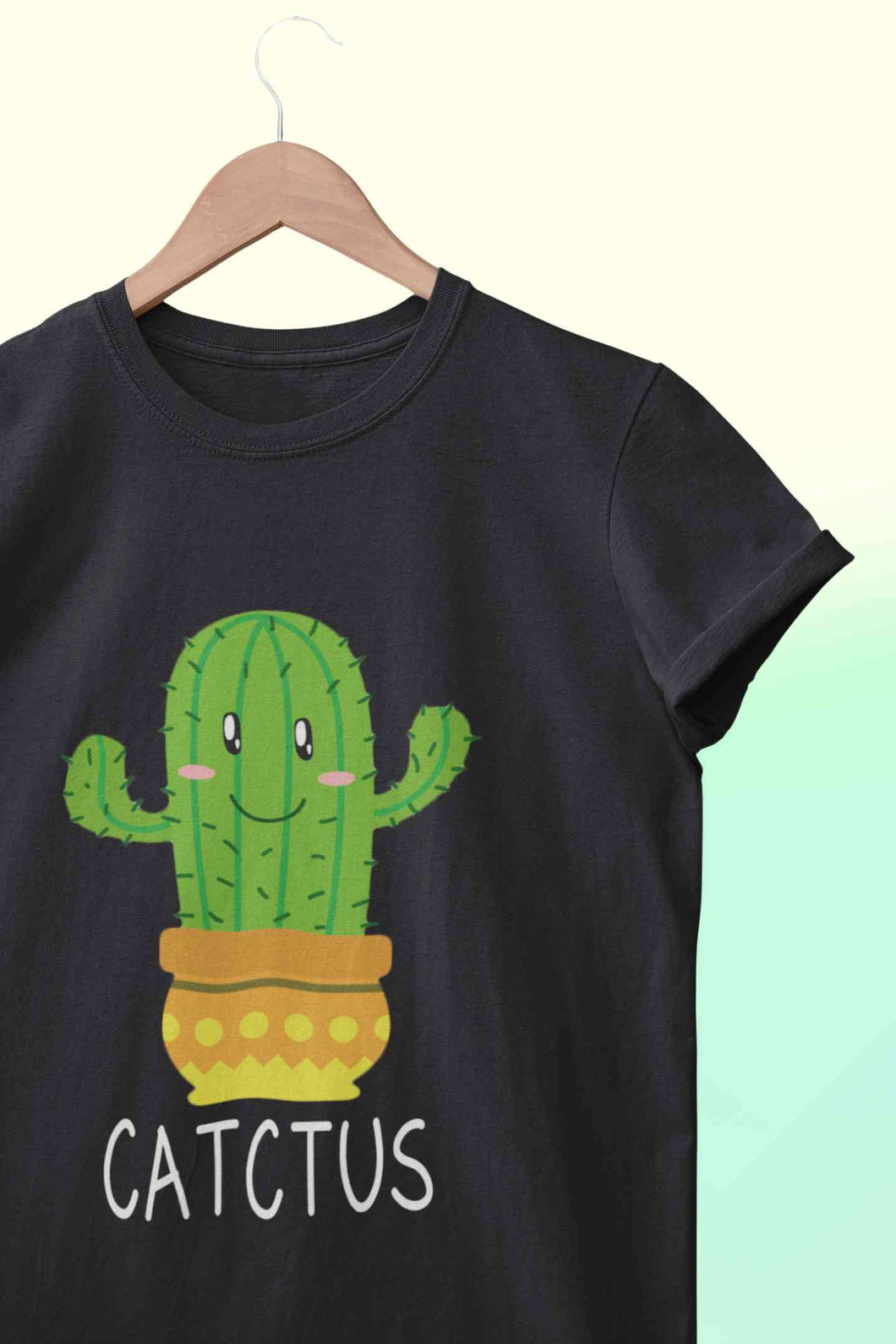 Catctus Mens Half Sleeves T-shirt- KidsFashionVilla