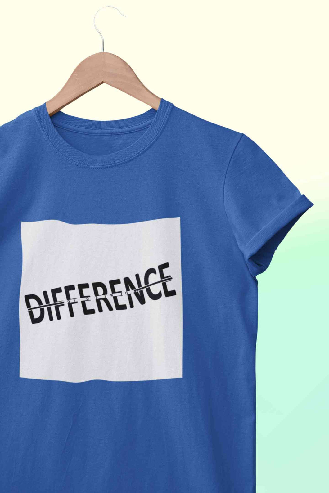 Difference Of Opinion Mens Half Sleeves T-shirt- KidsFashionVilla