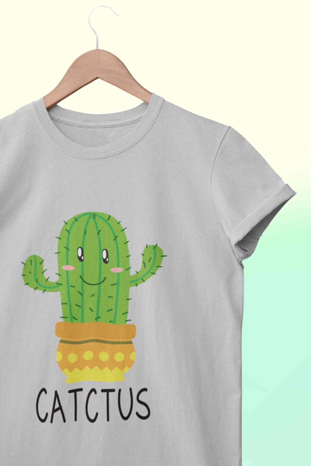 Catctus Mens Half Sleeves T-shirt- KidsFashionVilla