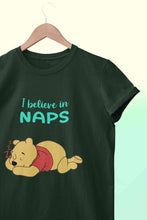 Load image into Gallery viewer, I Believe In Naps Mens Half Sleeves T-shirt- KidsFashionVilla
