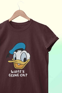 Whats Going On Mens Half Sleeves T-shirt- KidsFashionVilla