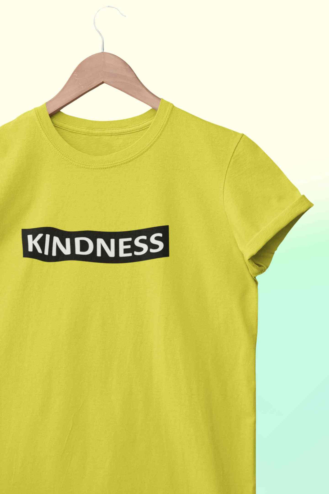 Kindness Women Half Sleeves T-shirt- KidsFashionVilla