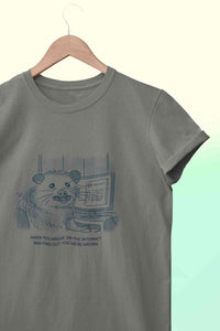 When You Argue On The Internet And Find Out You Were Wrong Funny Mens Half Sleeves T-shirt- KidsFashionVilla