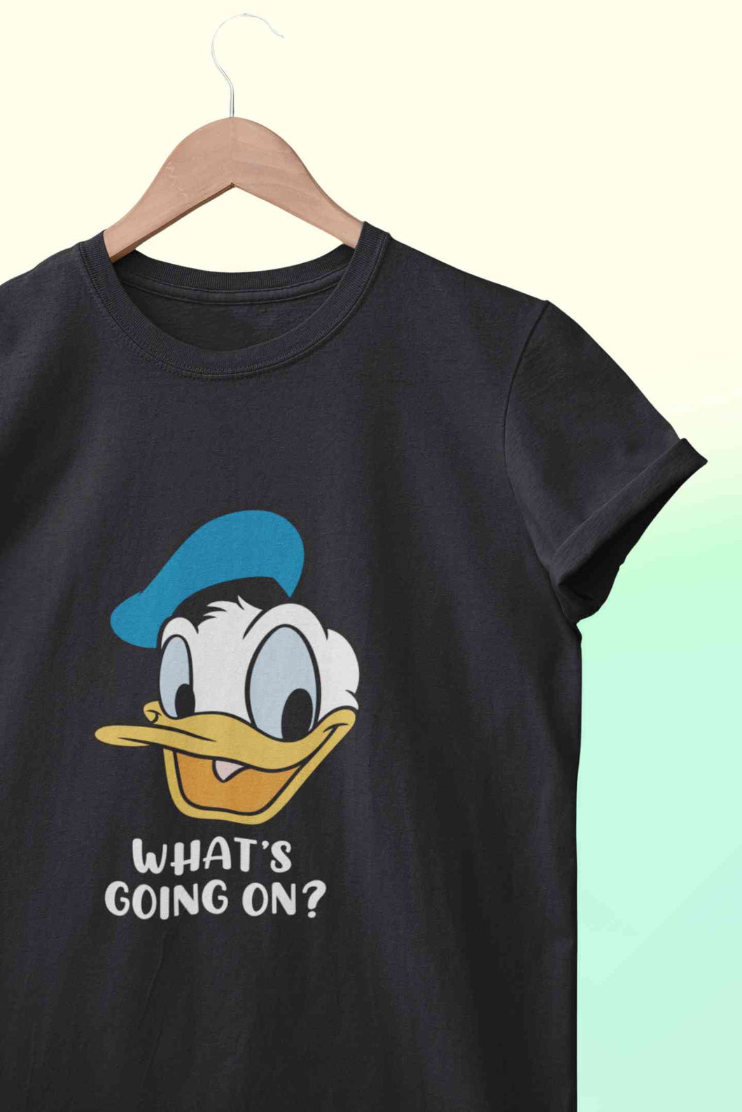 Whats Going On Women Half Sleeves T-shirt- KidsFashionVilla