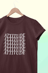 Attitude Mens Half Sleeves T-shirt- KidsFashionVilla