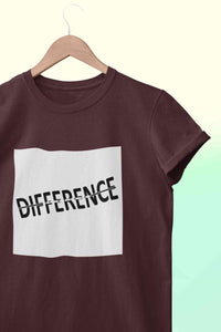 Difference Of Opinion Women Half Sleeves T-shirt- KidsFashionVilla