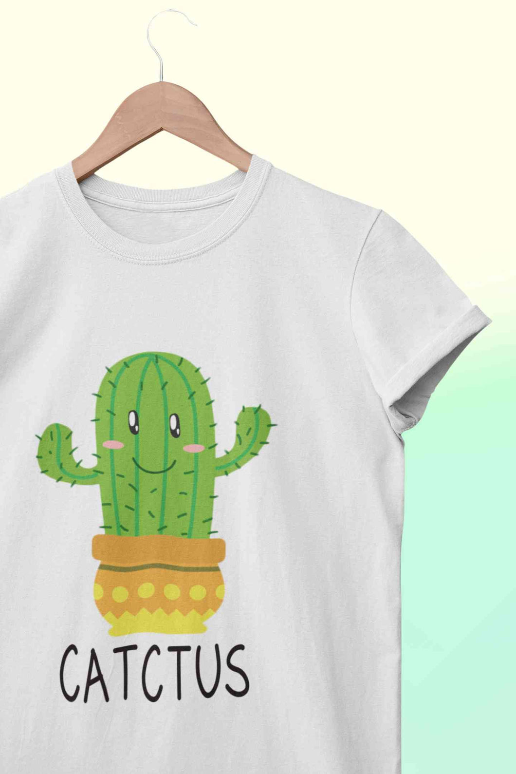 Catctus Mens Half Sleeves T-shirt- KidsFashionVilla