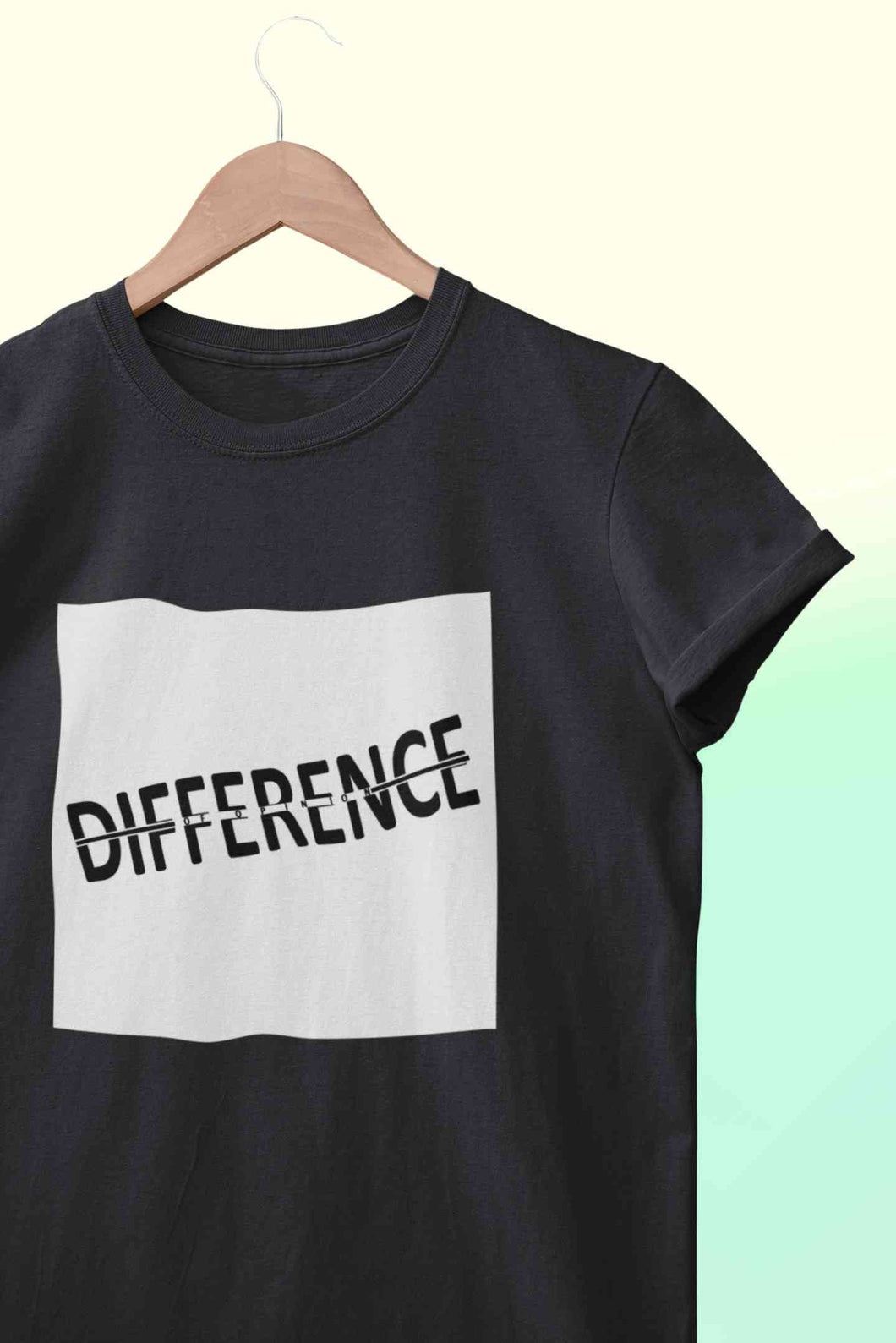 Difference Of Opinion Mens Half Sleeves T-shirt- KidsFashionVilla