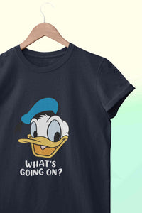 Whats Going On Women Half Sleeves T-shirt- KidsFashionVilla