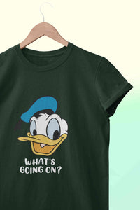 Whats Going On Mens Half Sleeves T-shirt- KidsFashionVilla