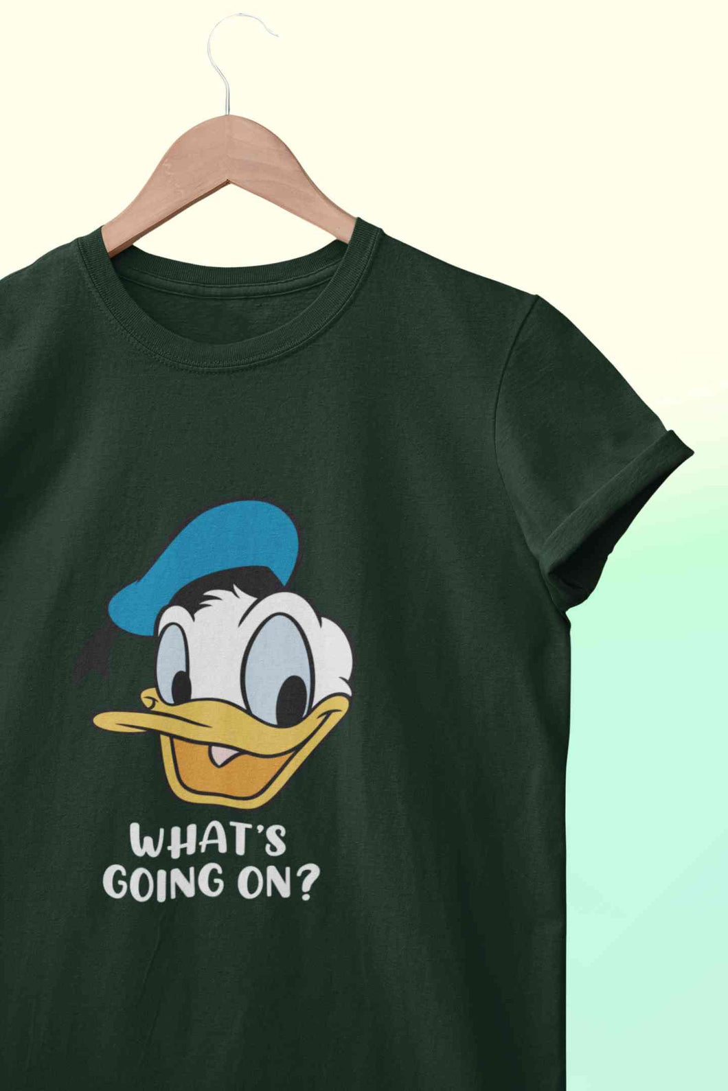 Whats Going On Mens Half Sleeves T-shirt- KidsFashionVilla