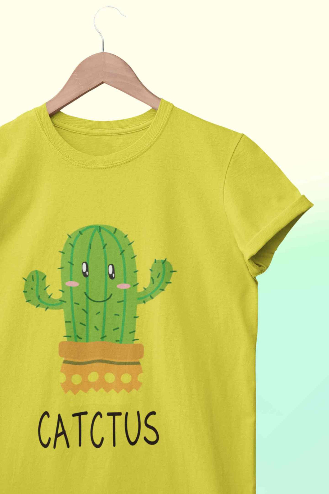 Catctus Mens Half Sleeves T-shirt- KidsFashionVilla