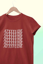 Load image into Gallery viewer, Attitude Women Half Sleeves T-shirt- KidsFashionVilla
