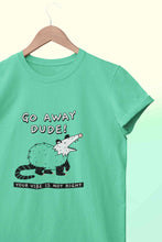 Load image into Gallery viewer, Go Away Dude Your Vibe Is Not Right Funny Mens Half Sleeves T-shirt- KidsFashionVilla
