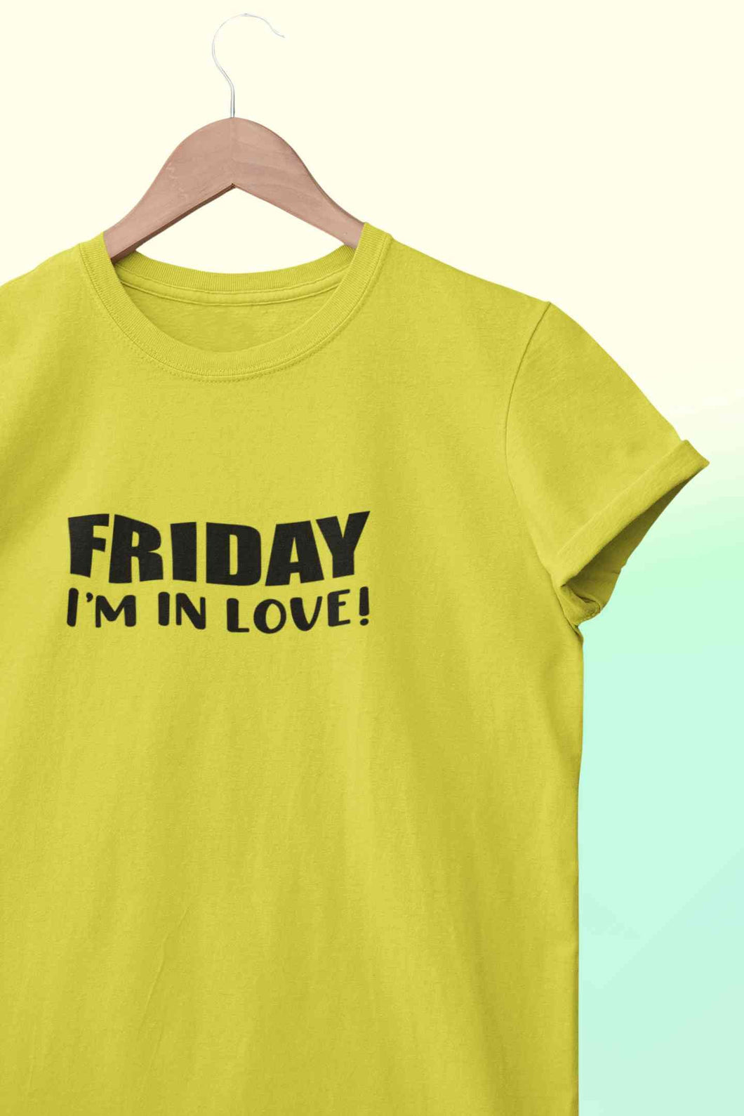 Friday I Am In Love Mens Half Sleeves T-shirt- KidsFashionVilla