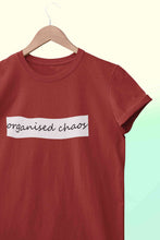Load image into Gallery viewer, Organised Chaos Women Half Sleeves T-shirt- KidsFashionVilla
