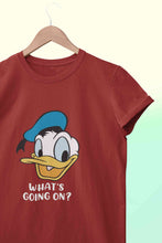 Load image into Gallery viewer, Whats Going On Women Half Sleeves T-shirt- KidsFashionVilla

