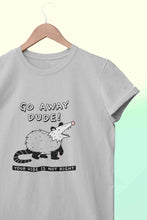 Load image into Gallery viewer, Go Away Dude Your Vibe Is Not Right Funny Mens Half Sleeves T-shirt- KidsFashionVilla
