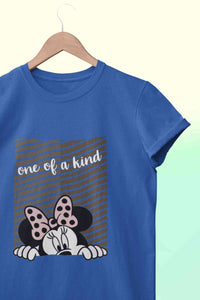 One Of A Kind Women Half Sleeves T-shirt- KidsFashionVilla