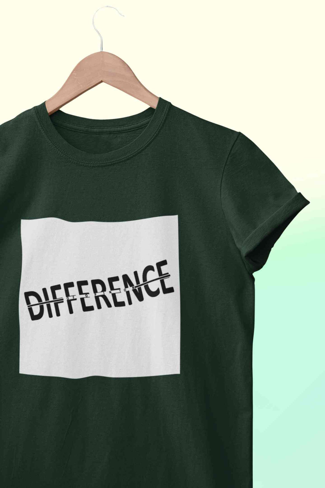 Difference Of Opinion Mens Half Sleeves T-shirt- KidsFashionVilla