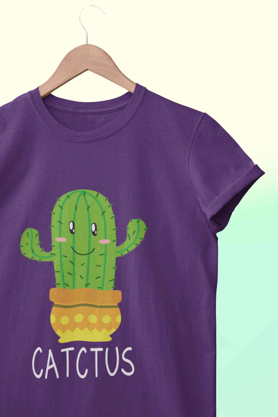 Catctus Mens Half Sleeves T-shirt- KidsFashionVilla