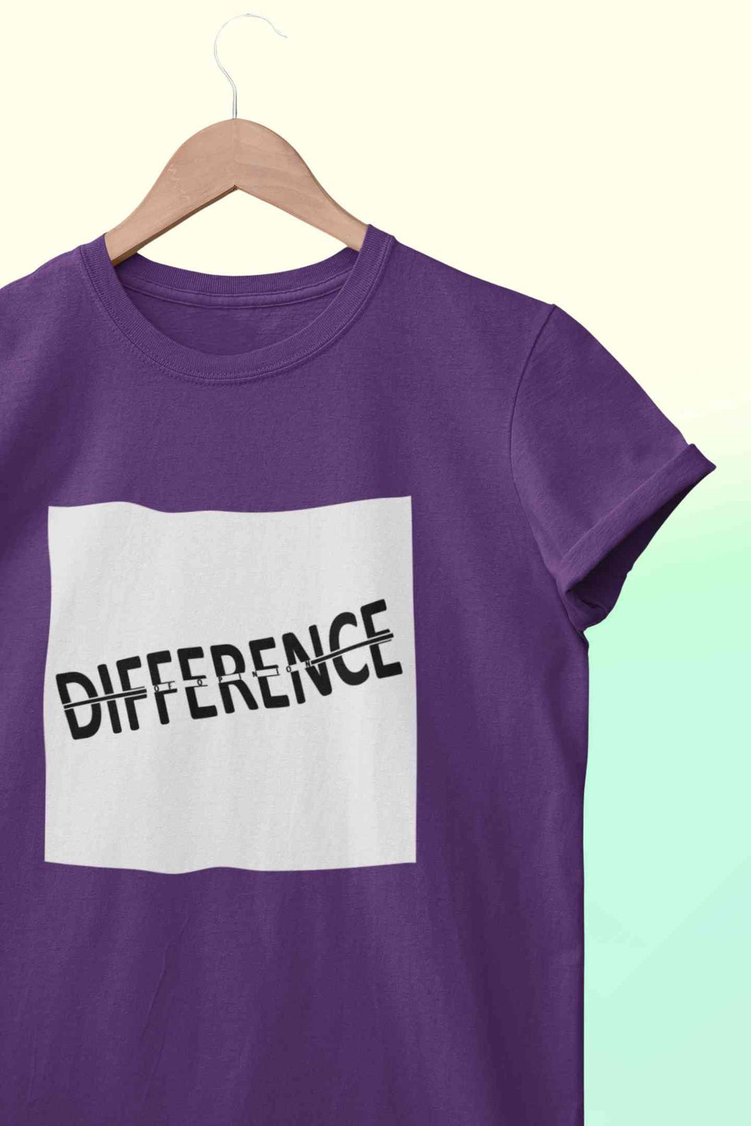 Difference Of Opinion Women Half Sleeves T-shirt- KidsFashionVilla