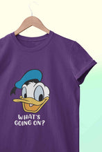 Load image into Gallery viewer, Whats Going On Women Half Sleeves T-shirt- KidsFashionVilla
