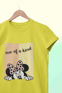 One Of A Kind Women Half Sleeves T-shirt- KidsFashionVilla