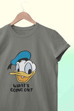 Load image into Gallery viewer, Whats Going On Women Half Sleeves T-shirt- KidsFashionVilla
