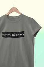 Load image into Gallery viewer, Organised Chaos Women Half Sleeves T-shirt- KidsFashionVilla
